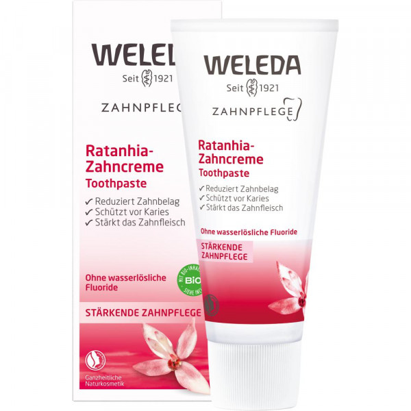 Abbildung für Weleda Ratanhia-Zahncreme - für langanhaltend frischen Atem
