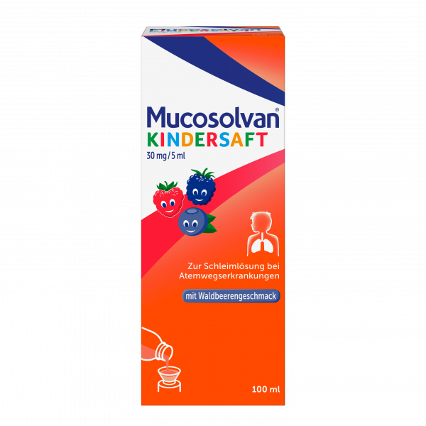 Abbildung für MUCOSOLVAN Kindersaft 30 mg/5 ml zur Schleimlösung bei Atemwegserkrankungen