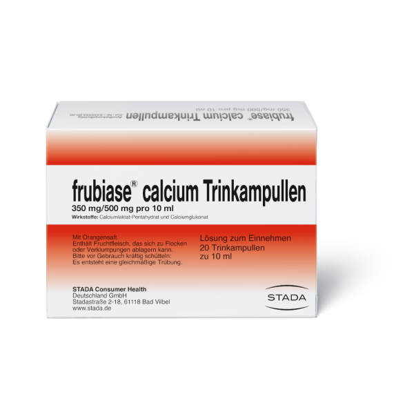 Abbildung für FRUBIASE CALCIUM T Trinkampullen