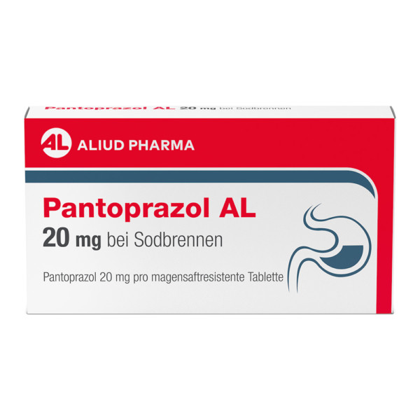 Abbildung für Pantoprazol AL 20 mg bei Sodbrennen