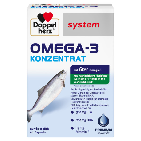 Abbildung für DOPPELHERZ Omega-3 Konzentrat system Kapseln