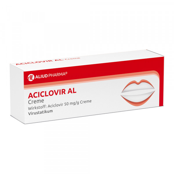 Abbildung für Aciclovir AL Creme bei Lippenherpes