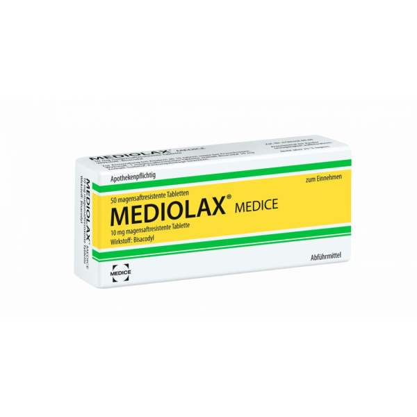 Abbildung für MEDIOLAX Medice magensaftresistente Tabletten