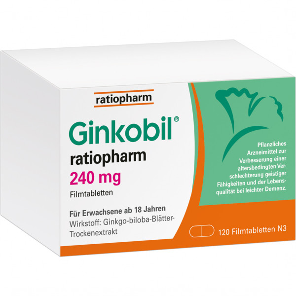 Abbildung für GINKOBIL-ratiopharm 240 mg Filmtabletten