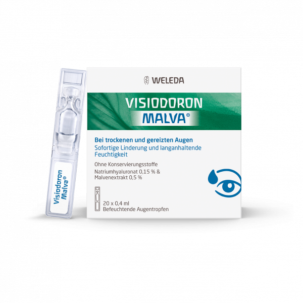 Abbildung für VISIODORON Malva Augentropfen in Einzeldosispipet.