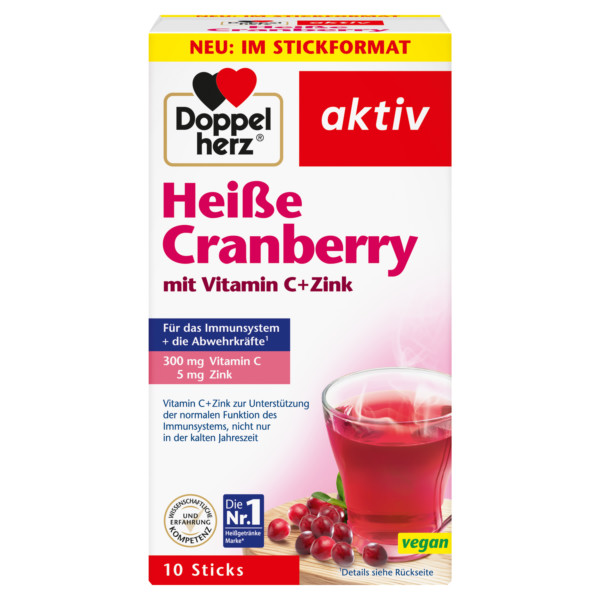 Abbildung für DOPPELHERZ heiße Cranberry m.Vit.C+Zink Granulat