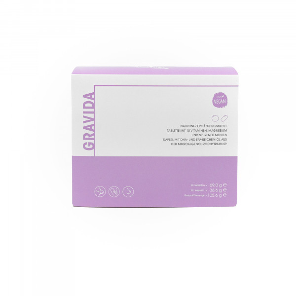 Abbildung für GRAVIDA 60 Tabletten+60 Kapseln