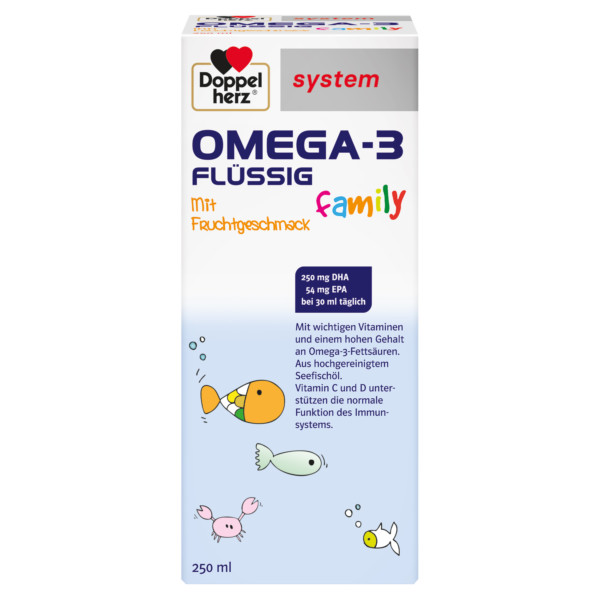 Abbildung für DOPPELHERZ Omega-3 flüssig family system
