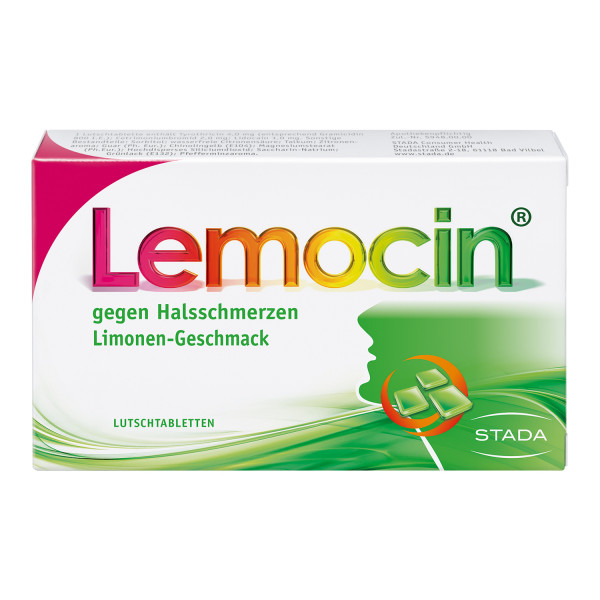 Abbildung für LEMOCIN gegen Halsschmerzen Lutschtabletten