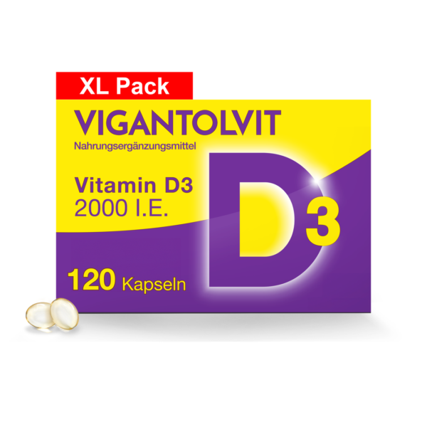 Abbildung für VIGANTOLVIT 2.000 I.E. Vitamin D3 Weichkapseln