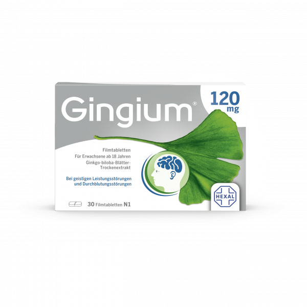 Abbildung für GINGIUM 120 mg Filmtabletten
