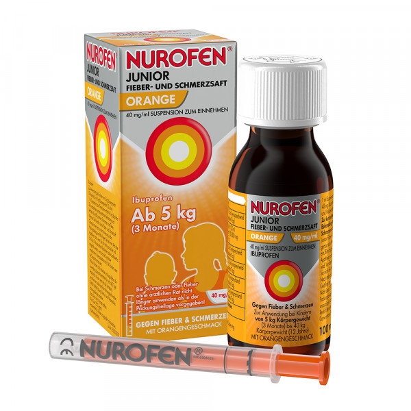 Abbildung für NUROFEN Junior Fieber-u.Schmerzsaft Oran.40 mg/ml