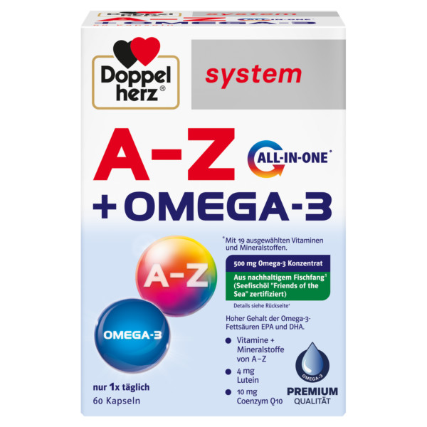 Abbildung für DOPPELHERZ A-Z+Omega-3 all-in-one system Kapseln