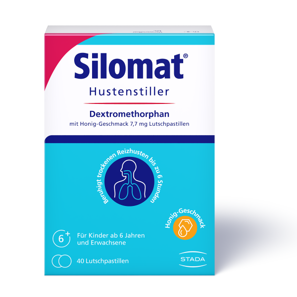 Abbildung für SILOMAT Hustenstiller DMP m.Honig-Geschm.7,7mg LUP