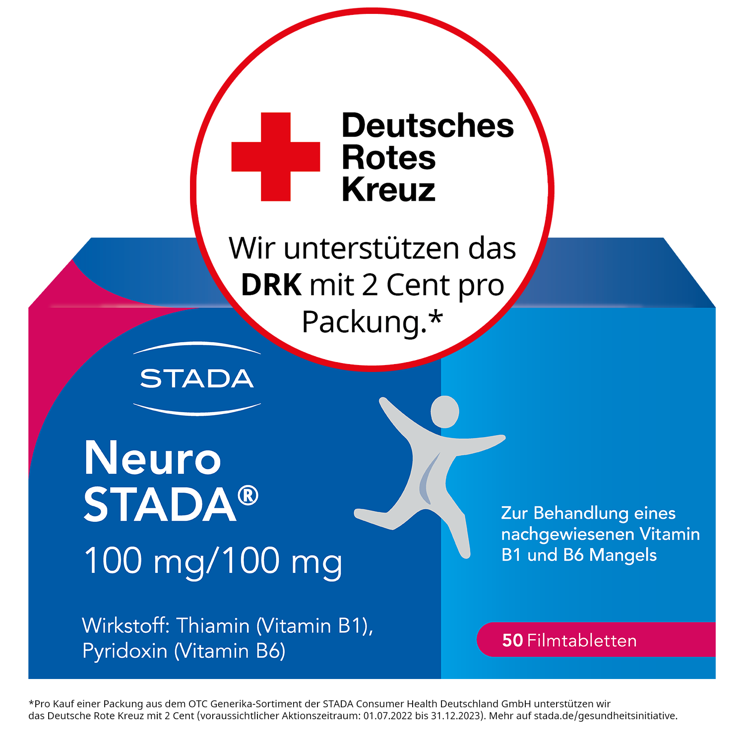 Abbildung für Neuro STADA® 100 mg/100 mg