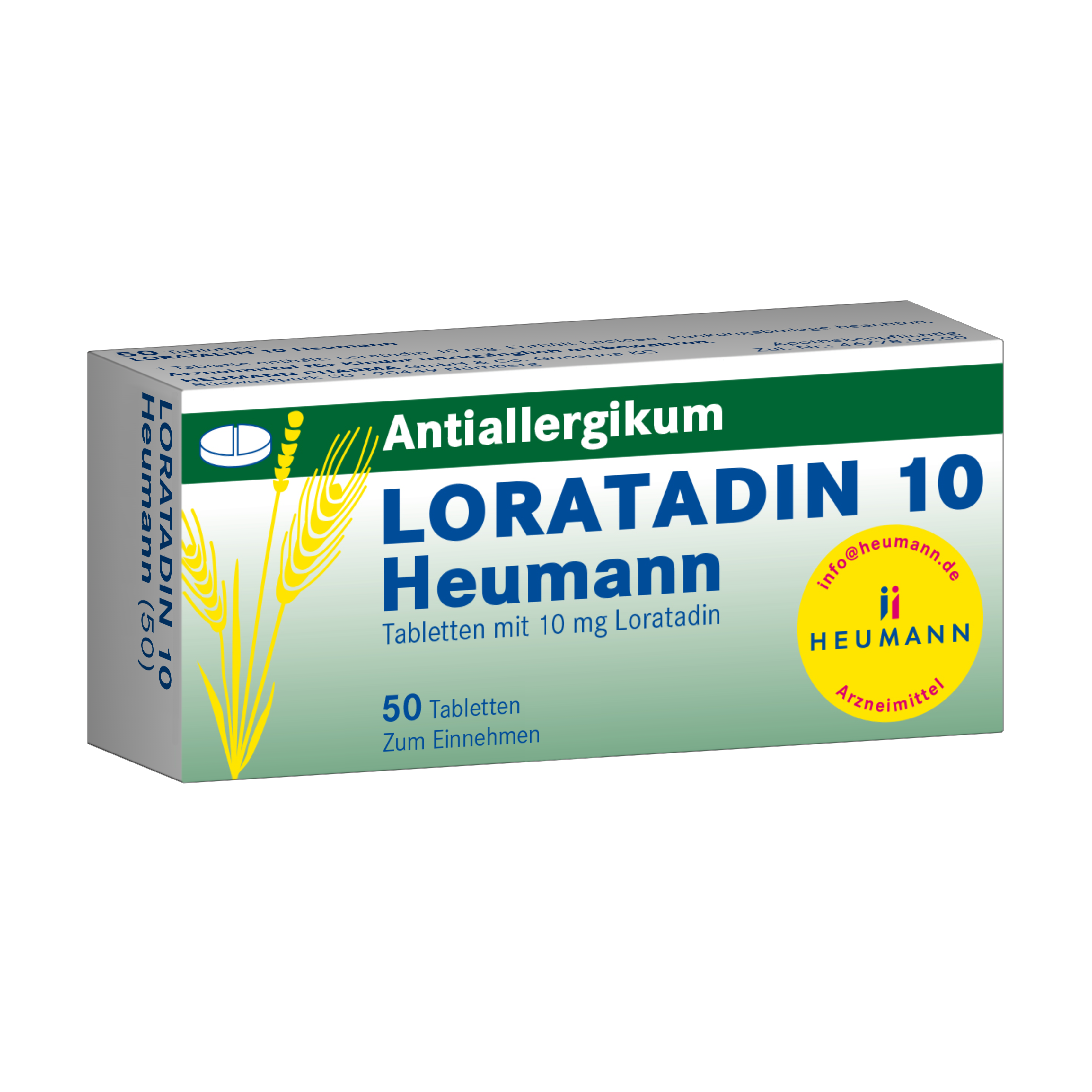 Abbildung für LORATADIN 10 Heumann Tabletten