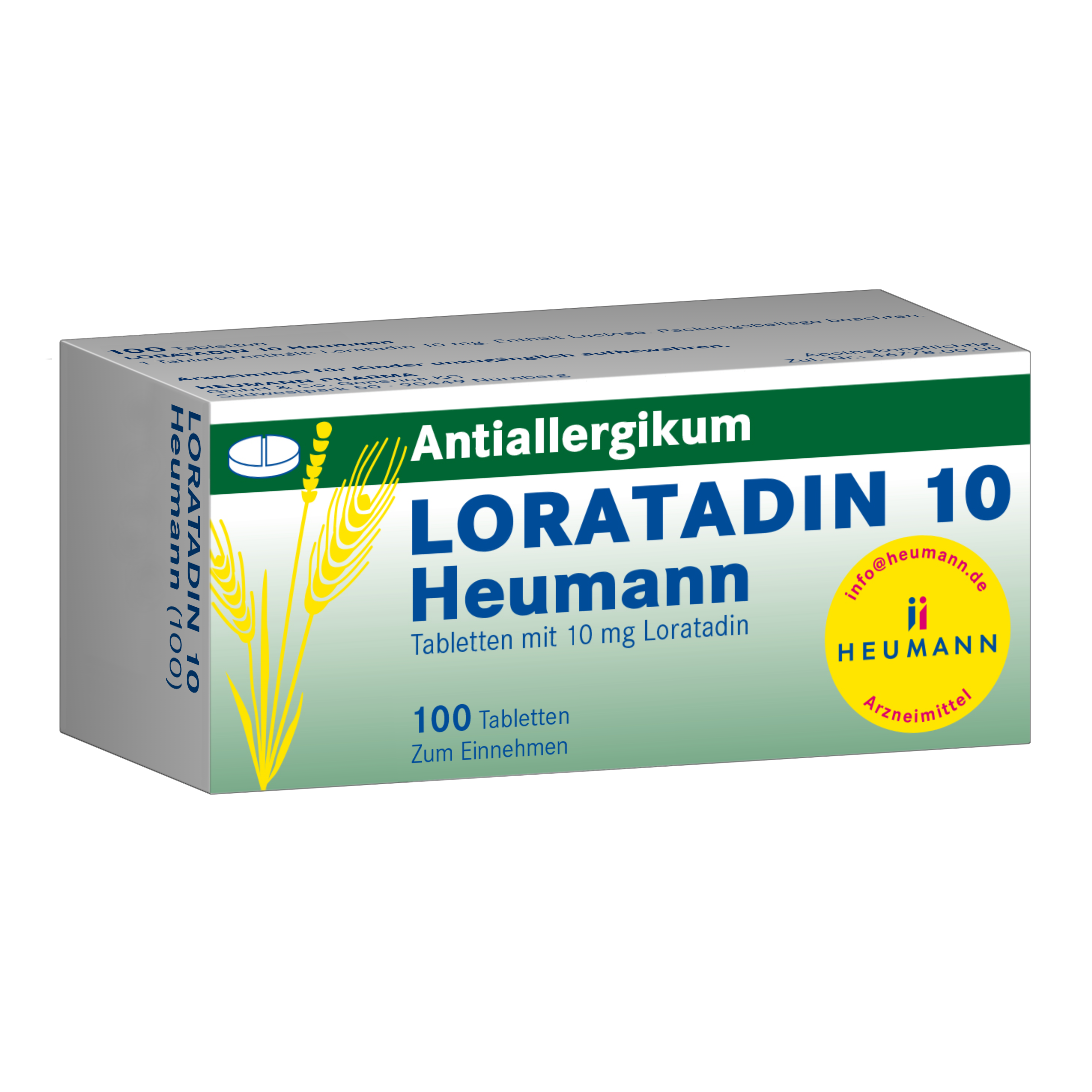 Abbildung für LORATADIN 10 Heumann Tabletten
