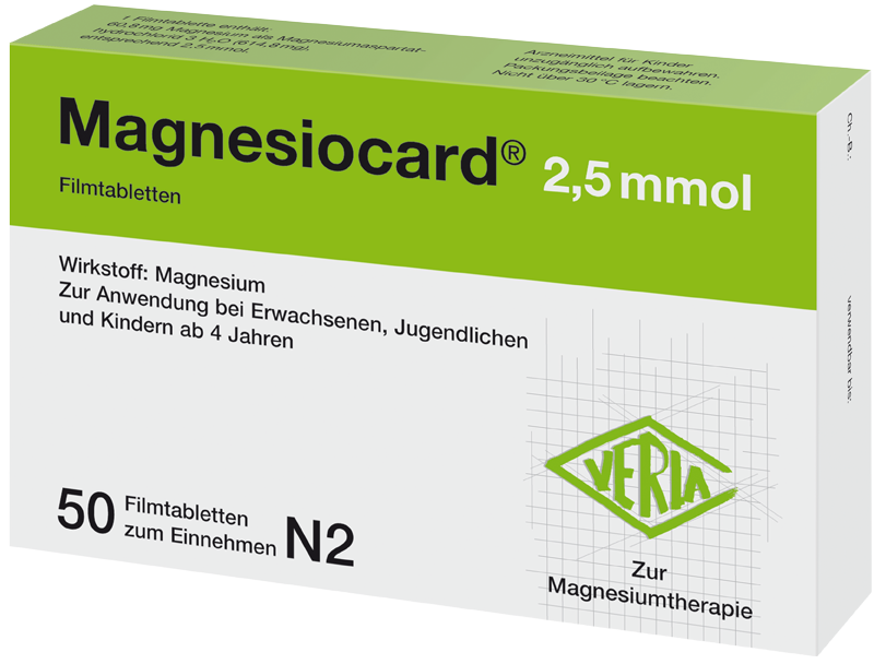 Abbildung für Magnesiocard® 2,5 mmol