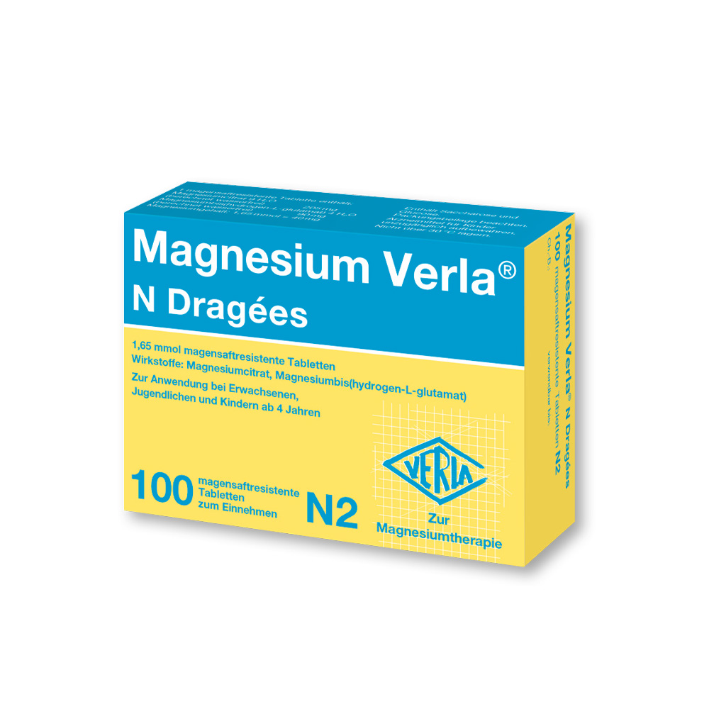 Abbildung für Magnesium Verla® N Dragées