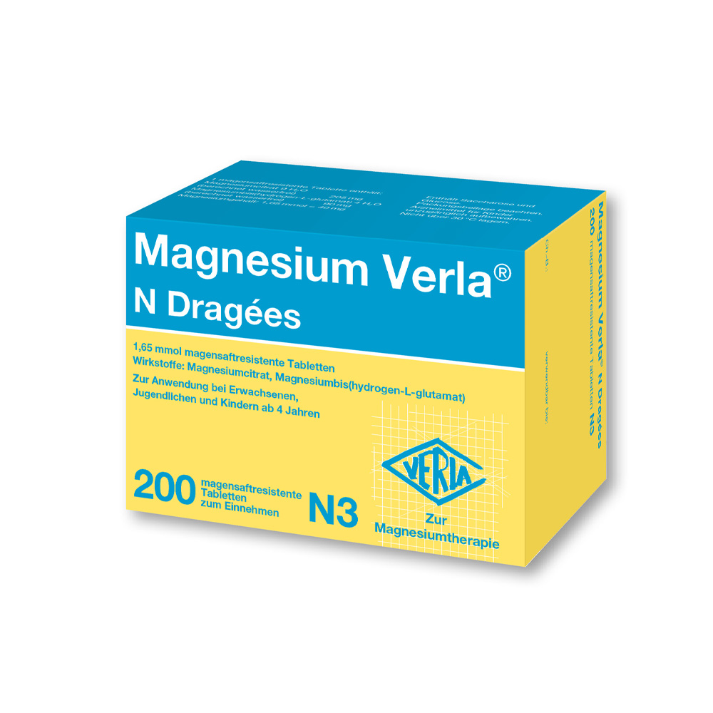 Abbildung für Magnesium Verla® N Dragées