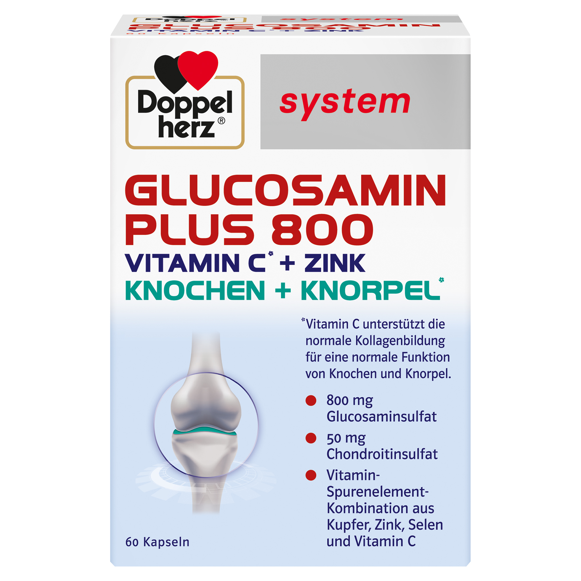 Abbildung für DOPPELHERZ Glucosamin Plus 800 system Kapseln