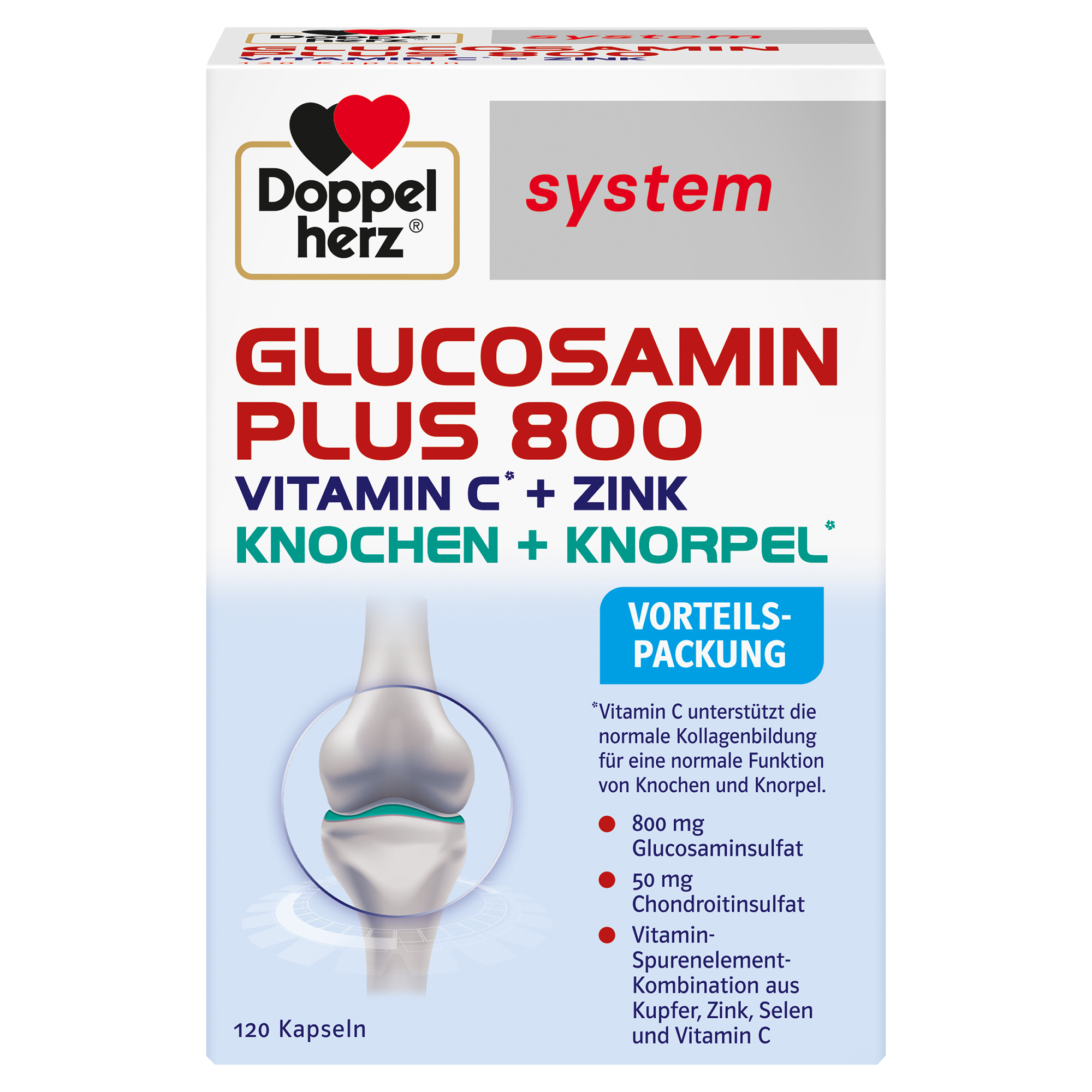 Abbildung für DOPPELHERZ Glucosamin Plus 800 system Kapseln