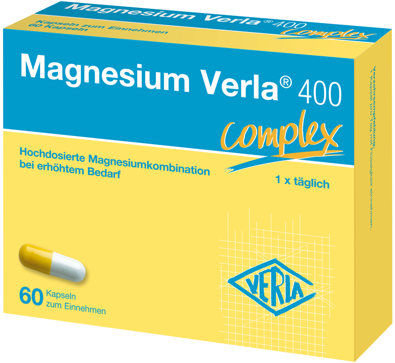 Abbildung für Magnesium Verla® 400 Kapseln