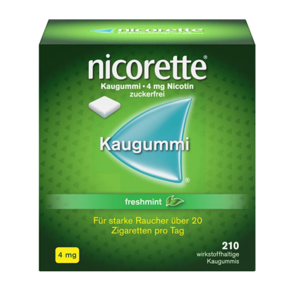 Abbildung für NICORETTE Kaugummi 4 mg freshmint
