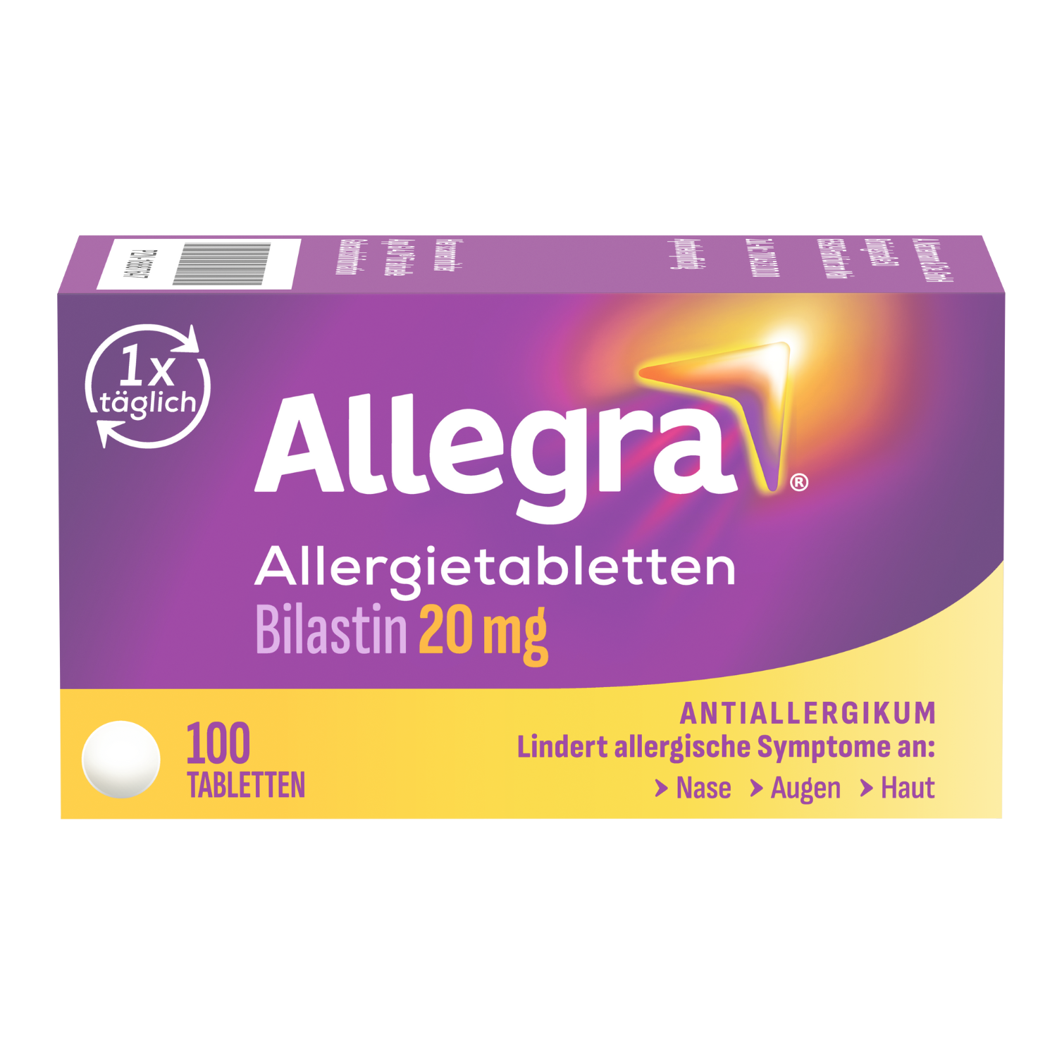 Abbildung für ALLEGRA Allergietabletten 20 mg Tabletten